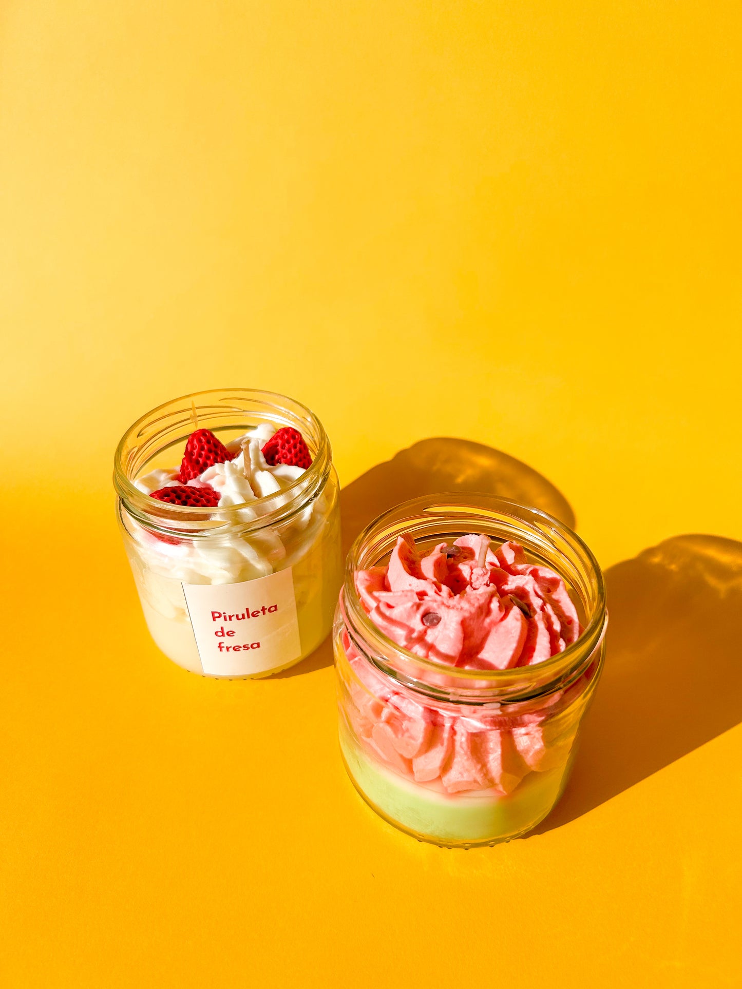 Vela piruleta de fresa 🍓