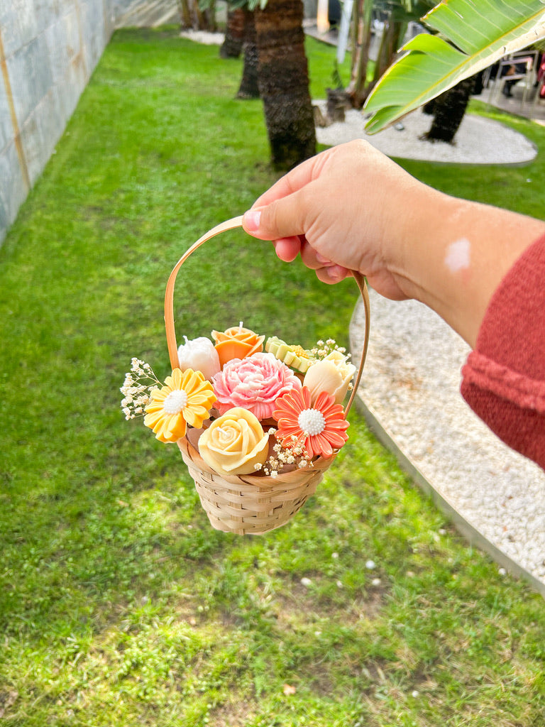 Cesta de flores 🌸🌷🌺🌱