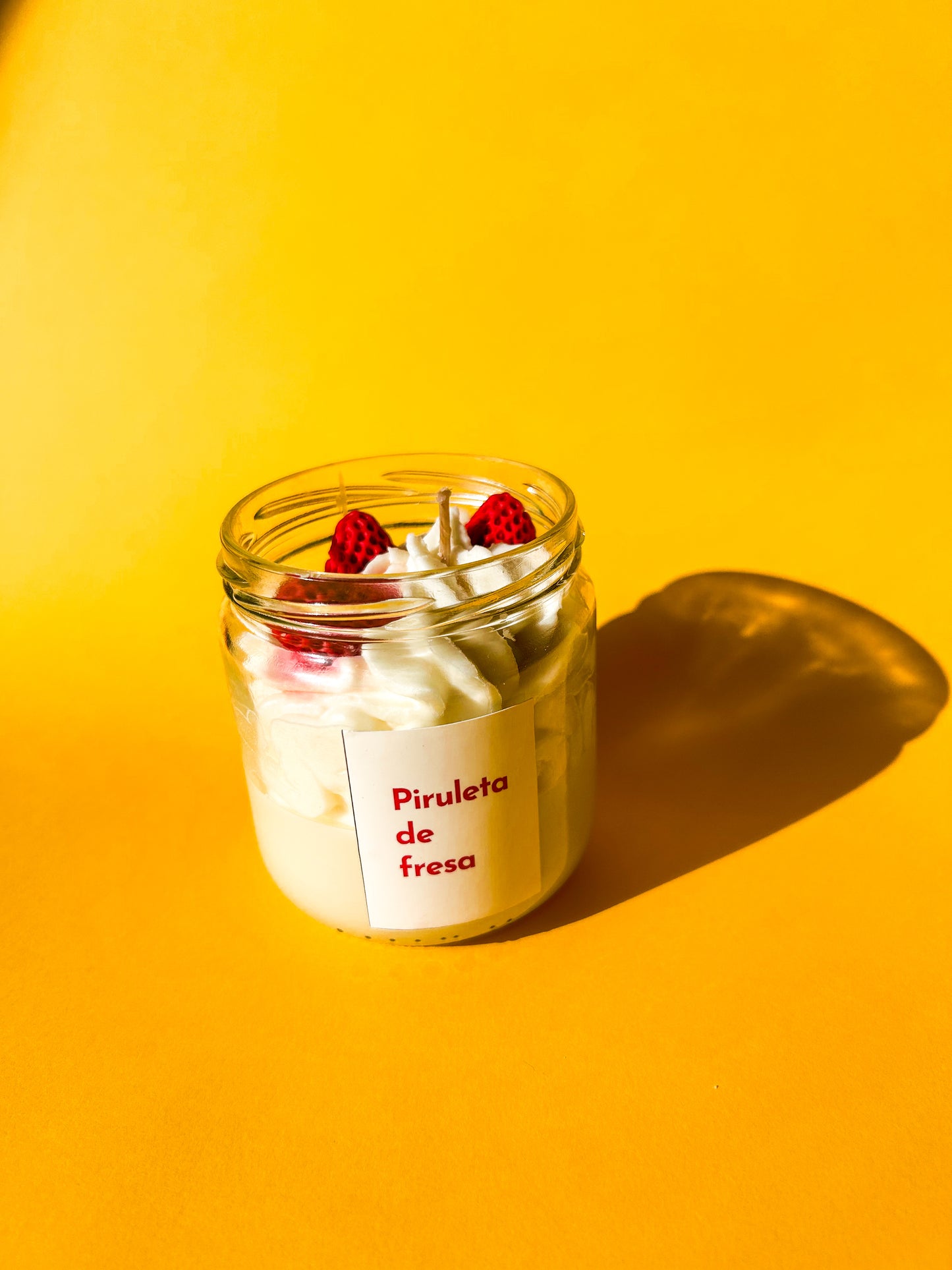 Vela piruleta de fresa 🍓