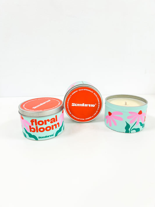 Vela de cera de soja - Floral bloom 🌸