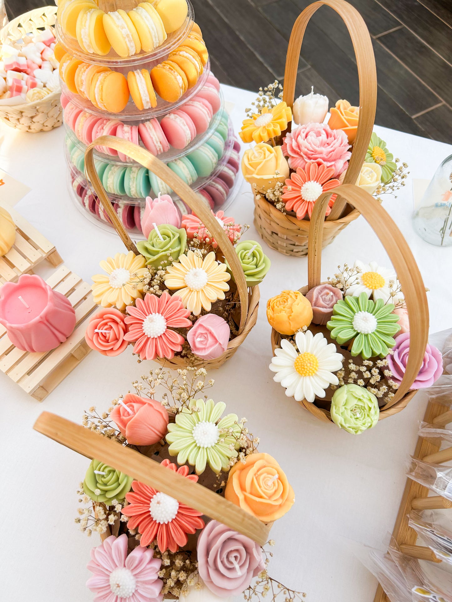 Cesta de flores 🌸🌷🌺🌱