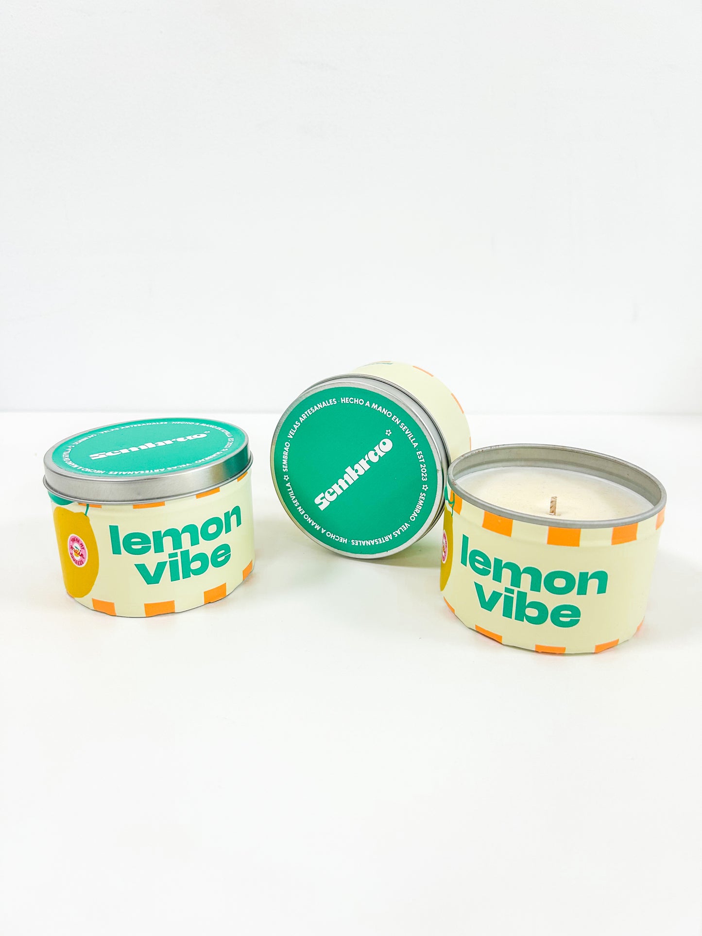 Vela de cera de soja - Limón 🍋