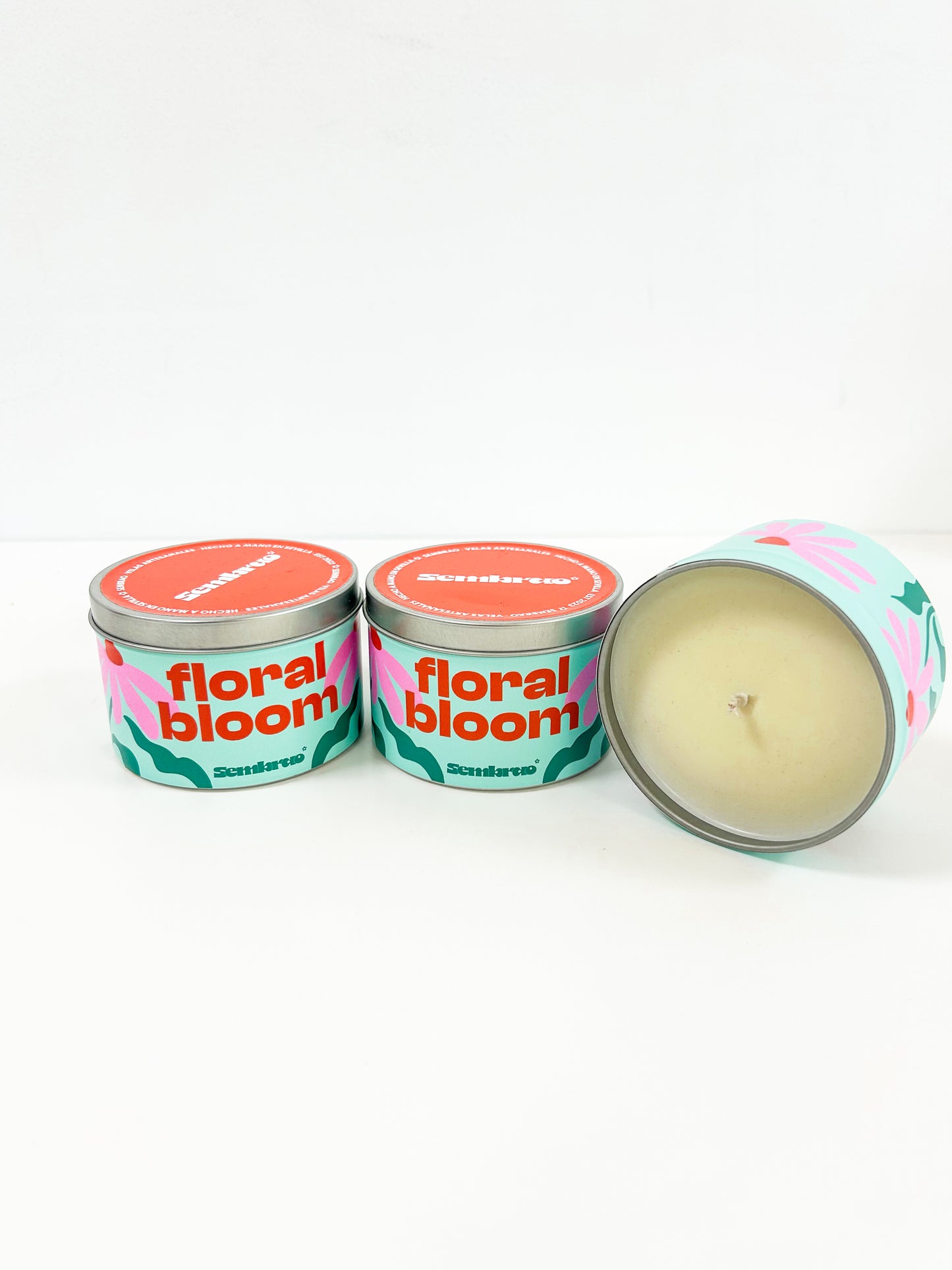 Vela de cera de soja - Floral bloom 🌸