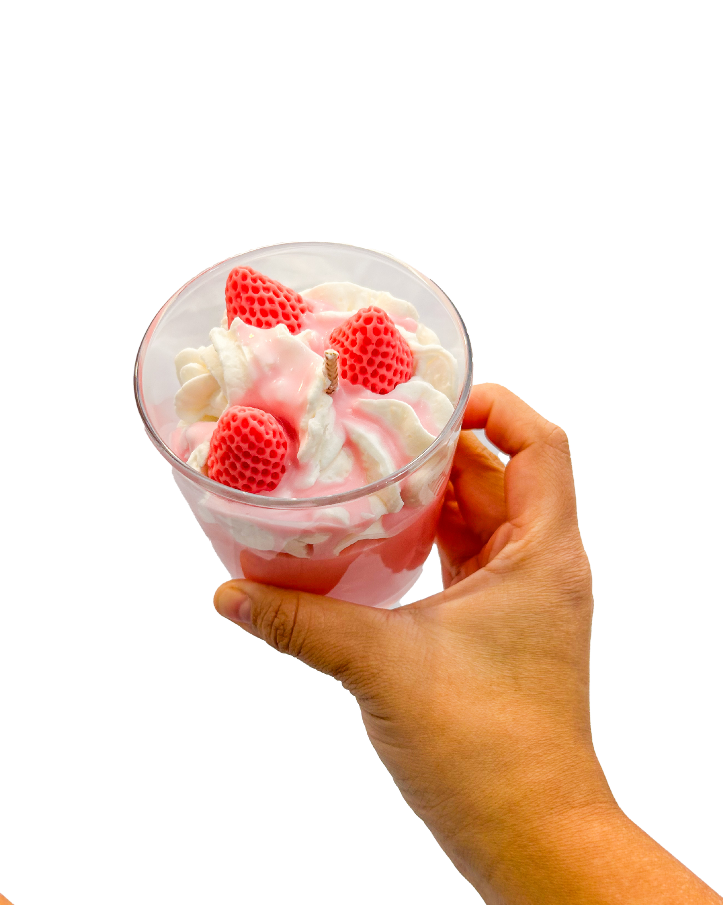 Vela piruleta de fresa 🍓