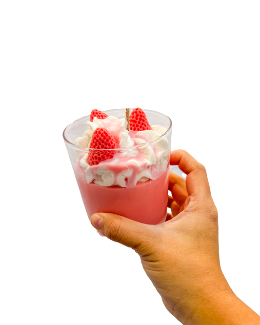 Vela piruleta de fresa 🍓